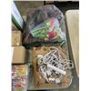 Image 2 : LARGE LOT OF PARTY DECOR, COCONUT CUPS, SEASONAL DECOR, PLASTIC TIKI STRAWS ETC