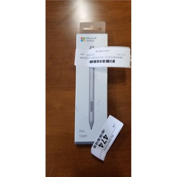 MICROSOFT SURFACE PEN - TESTED WORKING