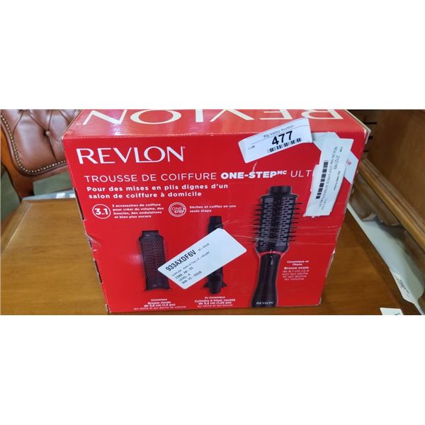 REVLON ONE-STEP 3 PIECE ULTRA STYLING KIT - TESTED WORKING, RETAIL $119