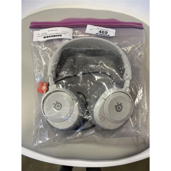STEELSERIES ARCITS NOVA 1 WIRED HEADSET - TESTED WORKING, RETAIL $79