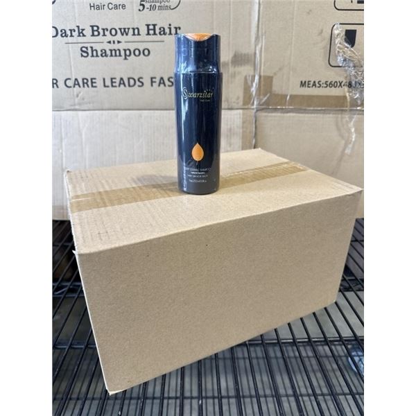 NEW CASE OF 24 SWARZSTAR DEEP CLEANING SHAMPOO NATURAL KERATIN, 24 BOTTLES PER CASE, 250ML EACH