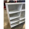 Image 2 : WHITE STORAGE SHELF UNIT