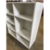 Image 3 : WHITE STORAGE SHELF UNIT