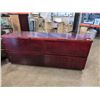 Image 1 : SOLID WOOD CHERRY FINISH 4 DRAWER DRESSER