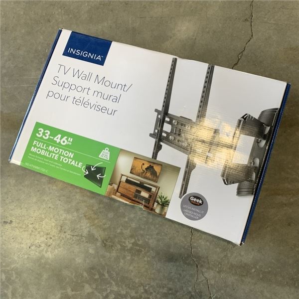 INSIGNIA FULL MOTION 33" X 46" TV WALL MOUNT