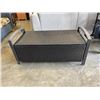 Image 1 : WICKER STORAGE BENCH