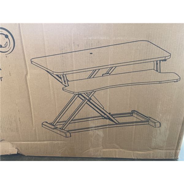 VIVO BLACK DESK RISER