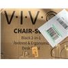Image 2 : VIVO 2 IN 1 FOOTREST AND ERGONIMIC DESK STOOL