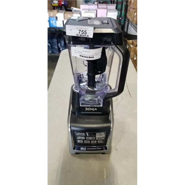 NINJA NUTRI NINJA DUO AUTO-IQ 1300W STAND BLENDER WITH NUTRI CUPS - TESTED WORKING, RETAIL $299