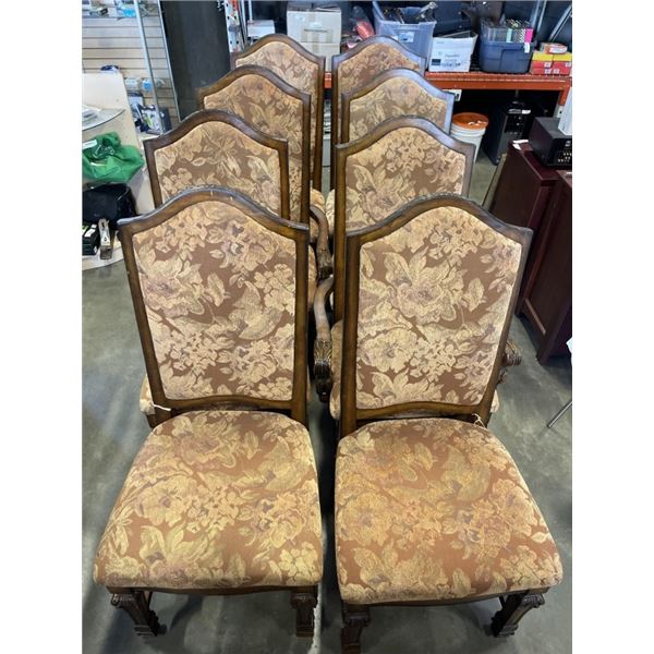 SET OF 8 DINING CHAIRS