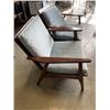 Image 2 : TWO MATCHING WOODEN CHAIRS WITH CUSHIONS