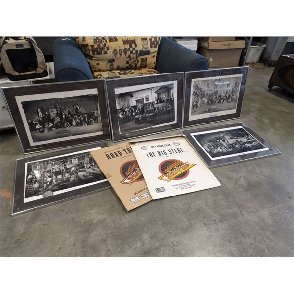 LOT OF VANCOUYVER CANUCKS ROAD TRIP SERIES PRINTS