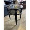 Image 2 : GLASS TOP SIDE TABLE