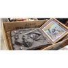 Image 3 : TWO BOXES OF DESCOR ITEMS AND KIDS PLAY MAT