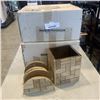 Image 1 : 2 CASES OF WOODEN KITCHEN DECOR