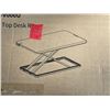 Image 1 : VIVO BLACK SINGLE TOP DESK RISER
