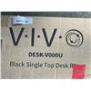 Image 2 : VIVO BLACK SINGLE TOP DESK RISER