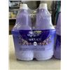 Image 2 : 4 NEW SWIFFER WET JET WITH FEBREEZE LAVENDAR FLOOR CLEANER REFILLS, 1.25L SIZE