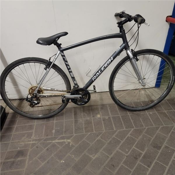 GREY RALEIGH BIKE