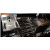 Image 2 : BK Wall-Mount Sink BKHS-W-1410 w/ Regency 600LDR2318 Tiered Liquor Display & Insulated Ice Bin
