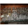 Image 2 : Contents of Shelf: Misc Glassware, Pitchers, Tumblers, Beer Glasses, etc
