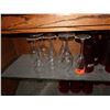 Image 2 : Contents of Shelf: Misc Glassware, Pitchers, Coca-Cola Tumblers, Goblets, etc