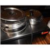 Image 2 : Vollrath Dual Well Warmer w/ Multiple Soup Tureens & Lids 30" x 13"