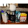 Image 1 : Coffee Maker w/ Coffee, Creamers, Filters, Cups, etc