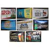 Image 1 : Qty 8 Misc Sierra Nevada Beer & Kombucha Fabric Promos Approx. 58" x 38"