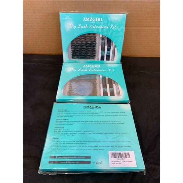 Lot of 3 Amzgirl Lash Diy Lash Extension Kit