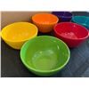 Image 3 : Set of 6 Melamine 28oz Bowls Multi colour