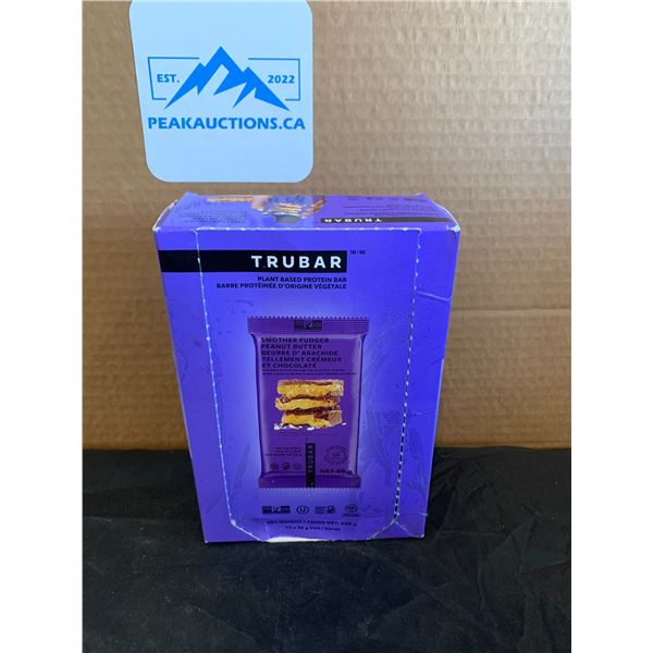 Trubar Plant Based Protein Bar Smother Fudge Peanut Butter 12 BB Jan 2026