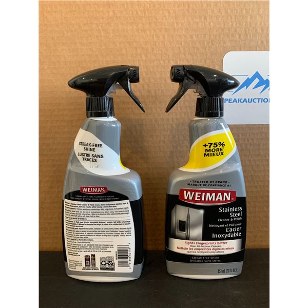 Weiman Stainless Cleaner And polisher 2 Pack