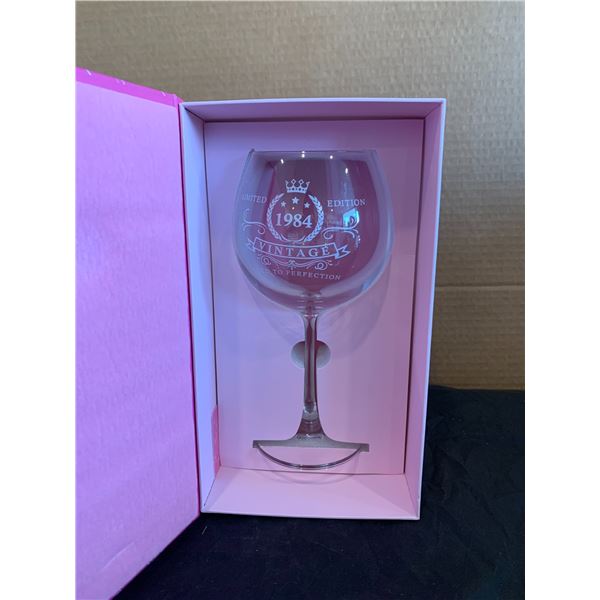 Swanfort Limited Edition 1984 Vintage Wine Glass