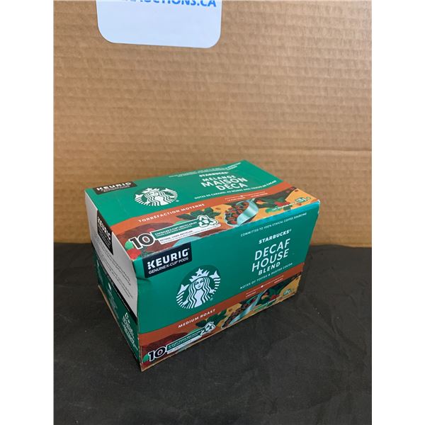 Starbucks Decaf House Blend 10 Keurig Pod Pack