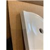 Image 3 : Metro Flatback 5 Inch Corner Soap Dish Bright White Polish Colour