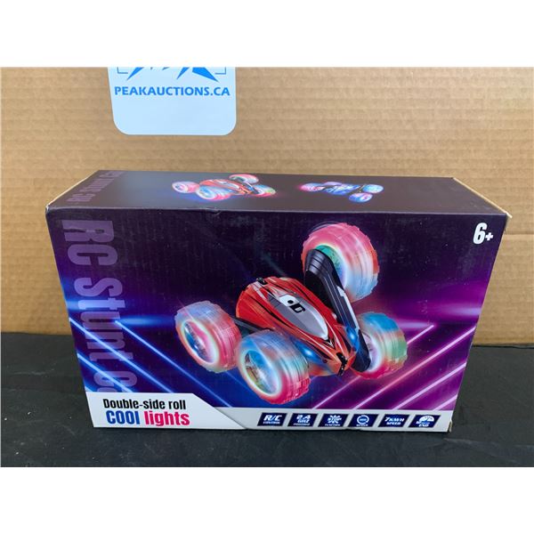 Dramosary RC Stunt Car Double Side Roll Cool Lights 2.4 Ghz 7 Km/h
