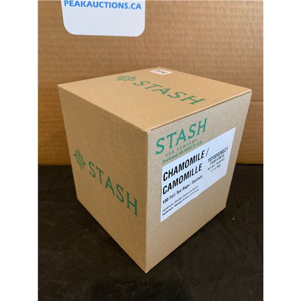 Stash Tea Company Chamomile Tea  100 Foil Tea Bags