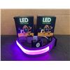 Image 1 : Lot of 2 Masbrill LED Dog Collar Size Small Purple