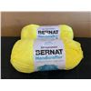 Image 1 : Lot of 2 Yarnspirations Bernat Handicrafter Cotton Yellow - 14oz 674 yds
