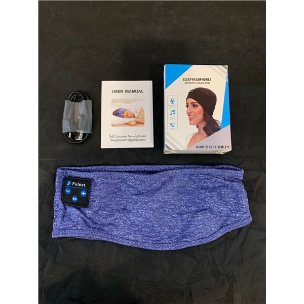 Sleep eadphones Sports Headband Blue Microphone Music Calling
