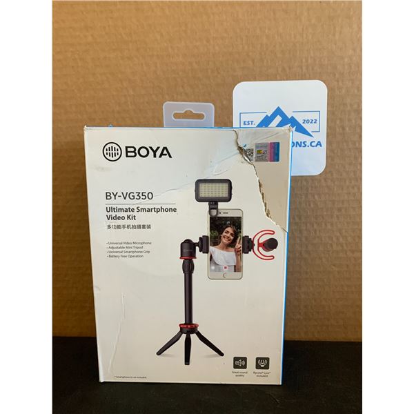 Boyo Ultimate Smartphone Video Kit Universale Video Mic Mini Tripod Adjustable