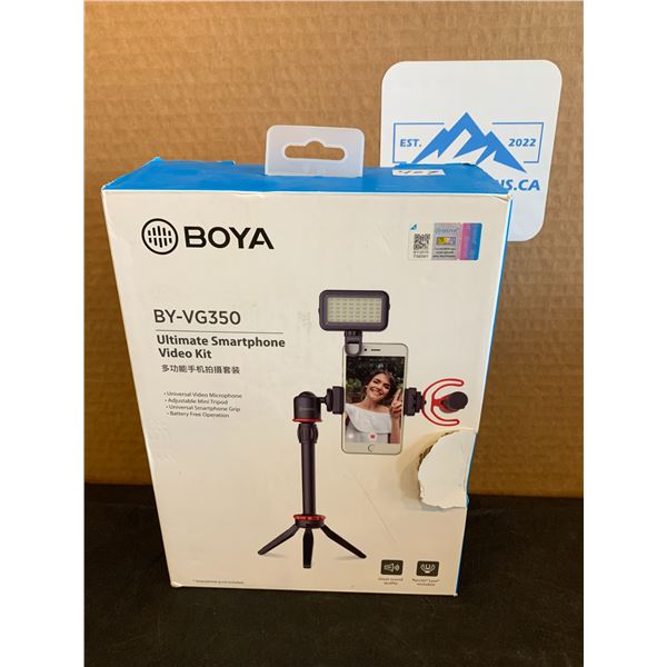 Boyo Ultimate Smartphone Video Kit Universale Video Mic Mini Tripod Adjustable