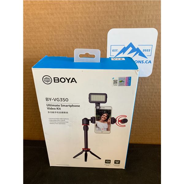 Boyo Ultimate Smartphone Video Kit Universale Video Mic Mini Tripod Adjustable