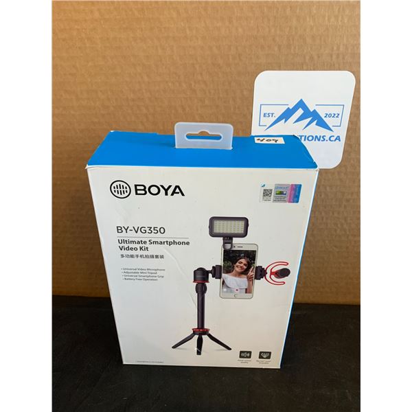Boyo Ultimate Smartphone Video Kit Universale Video Mic Mini Tripod Adjustable