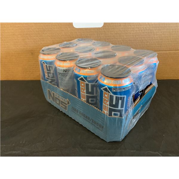 Nos Energy Drink Zero Sugar 12 Pack X473ml BB Mr 09/ 2026