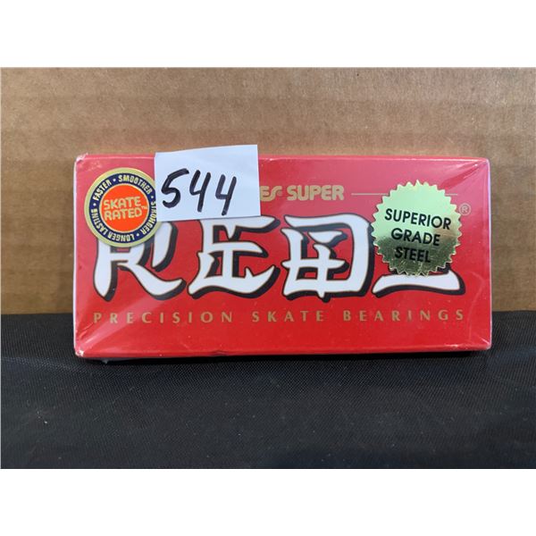 Bones Super  Reds Precision Skate Bearings 8 Pack Set