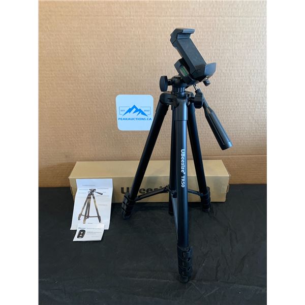 Ubeesize Phone Tripod 50" Extendable Universal Cell Phone Tablet Holder Remote Shutter