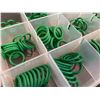 Image 2 : 270 Pcs Green O-Ring Assortment Contains 18 Popular Sizes