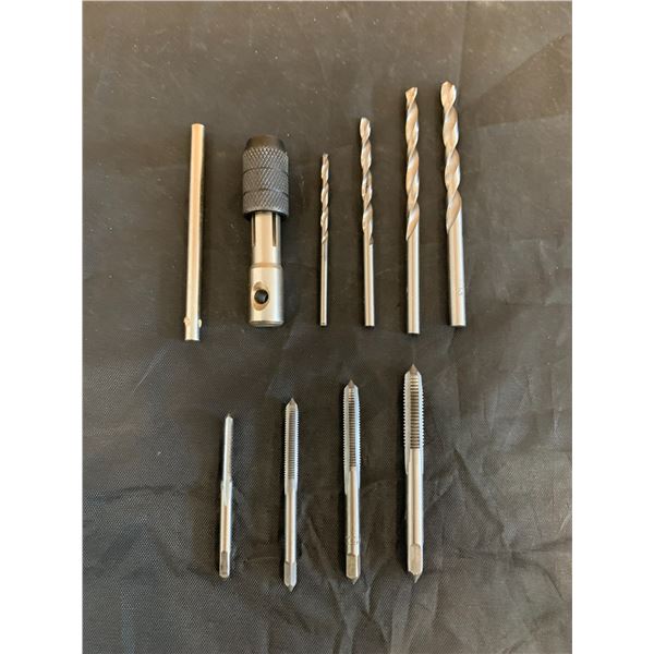 9 PCS Adjustable T-Handle Tap Wrench And Drill Set